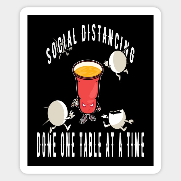 Beer Pong Social Distancing Sticker by pa2rok